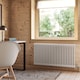 image 2 of Alpha - White Column Electric Radiator H600mm x W1164mm 2 Column 1200w Thermostatic WIFI