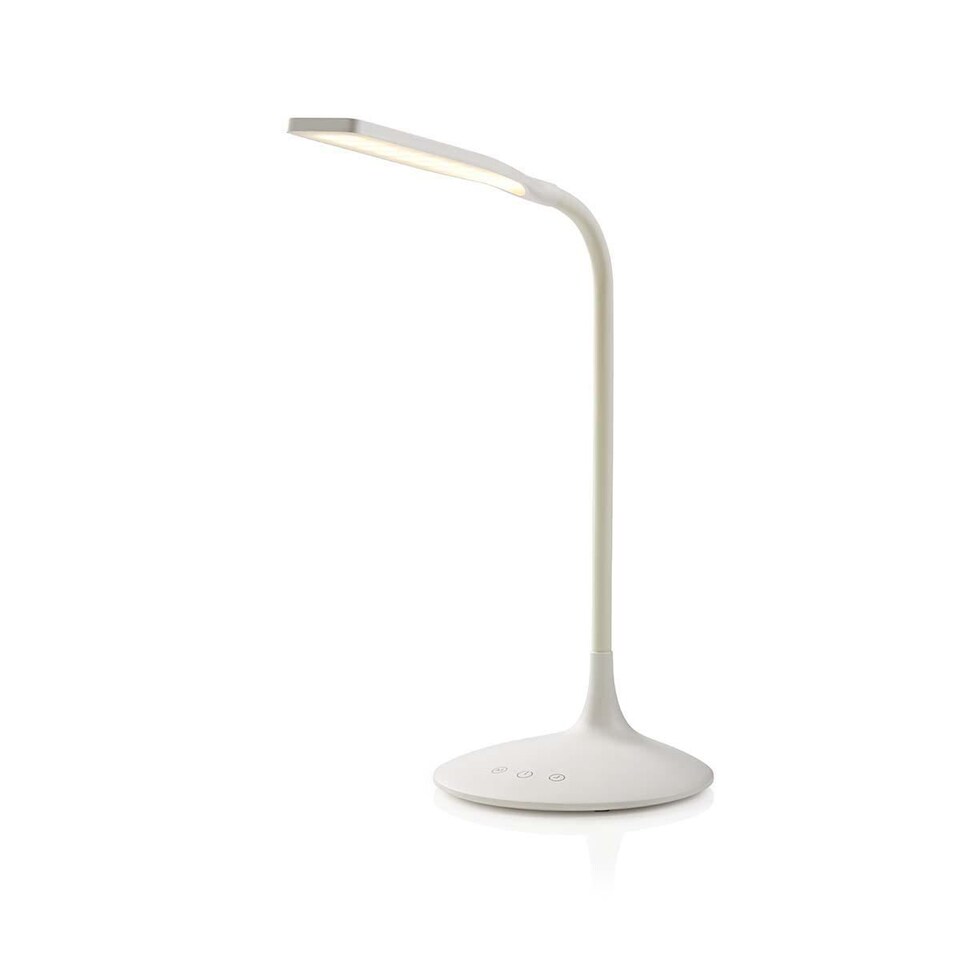 image 1 of Nedis LED Table / Bedside Desk Lamp Dimmable & USB Rechargeable with Touch Function - White