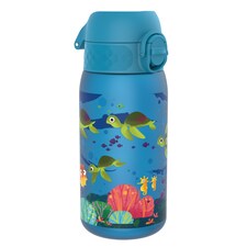 Leak Proof Kids Water Bottle, BPA Free, 350ml (12oz) | Blue | Sea Turtle | One Size