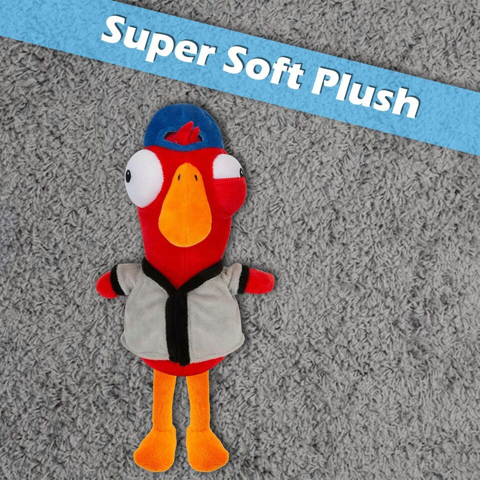 image 1 of Baseball Goose Goose Duck Soft Toy Cute Plushie Huggable Cuddly 23cm Red