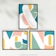 image 5 of Set of 3 Symbol Words Yes No Pastel Colour Modern Home Decor Wall Art Prints 12x16 Inch