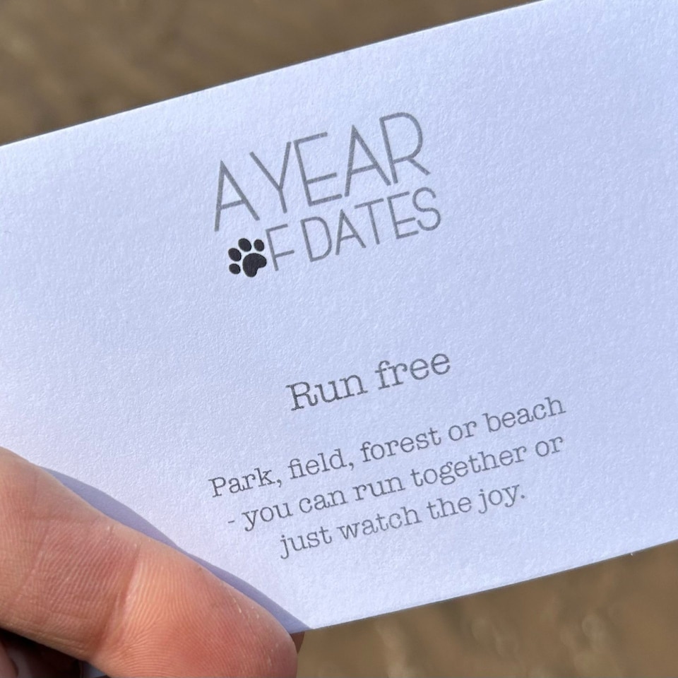 image 1 of Personalised Dates With Your Dog(s) Valentines Day gift