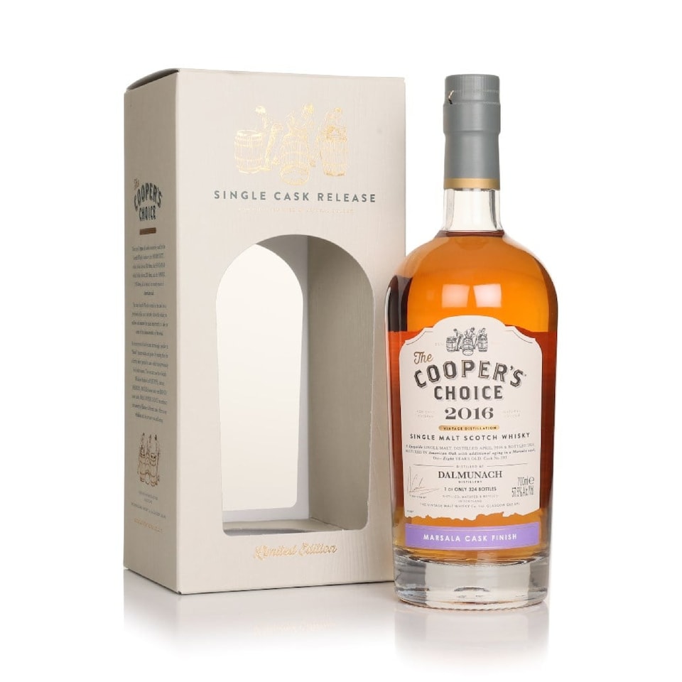 image 1 of Dalmunach 8 Year Old 2016 (cask 283) - The Cooper's Choice (The Vintage Malt Whisky Co.)