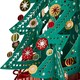 image 10 of 3D Festive Tree Design Paper Wonder Christmas Card