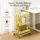 image 2 of Vonhaus Storage Trolley 3 Tier Bathroom & Kitchen Storage