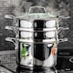 image 3 of Stellar Premium 24cm 3 Tier Steamer Set
