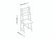 image 4 of 3-Tier Ladder Desk | Black | 1