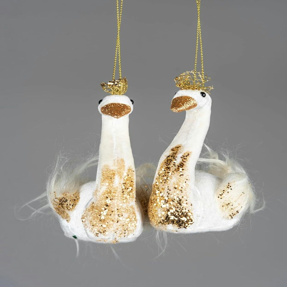 image 1 of 3 White Swans (12x13cm)