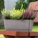 image 2 of Ratolla Rattan Balcony Planter - 14.5x39.1x17.3 cm | Brown | Mocca & Set of 1 | 1