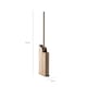 image 5 of Cosmic Dual Toilet Brush Holder with Durable Silicone for Bathroom, Beige