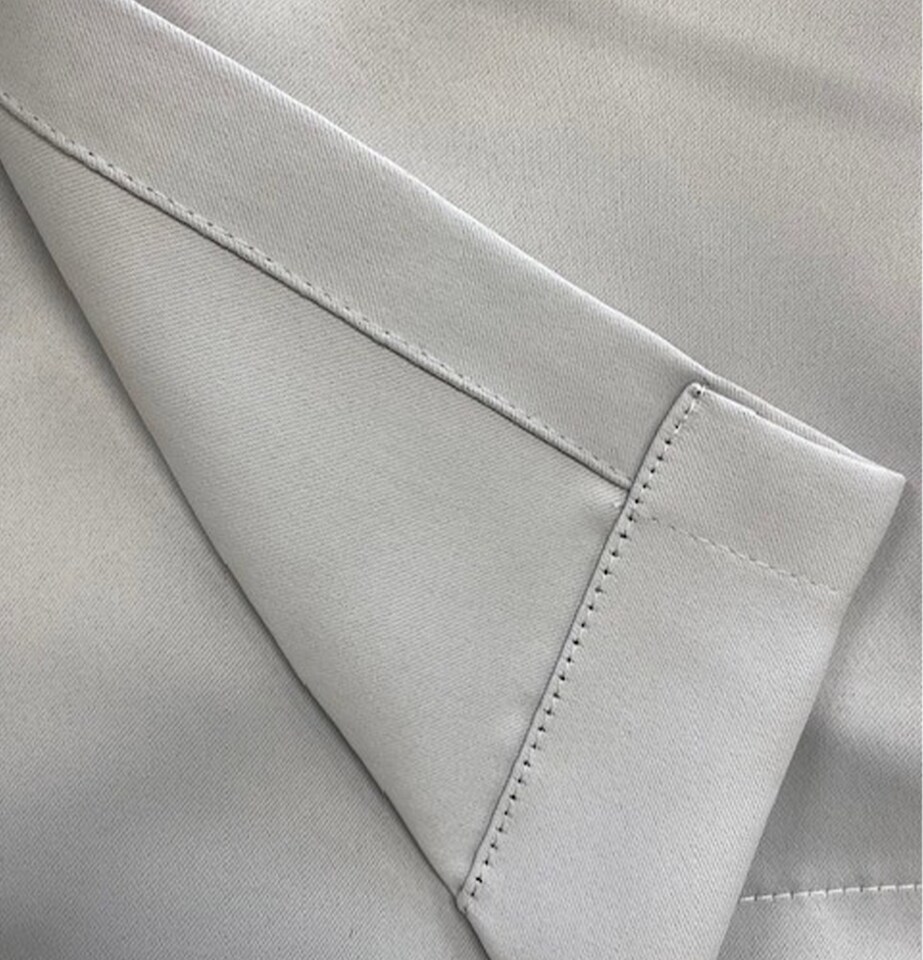 image 1 of Enhanced Living Nightfall Plain Supersoft Grey Thermal Blockout Eyelet Curtains (PAIR) - 66 x 54 inch (168 x 137cm)