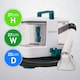 image 3 of Abode ASC24C Carpet Cleaner 800ml Water Tank Spot Cleaner & Stain Remover White