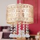 image 3 of Gold Cut Out Jewelled Easy Fit Light Shade | Gold | Clear | Medium | 1