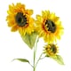 image 5 of Pack of 6 x 88cm Yellow Artificial Sunflower - 18 heads
