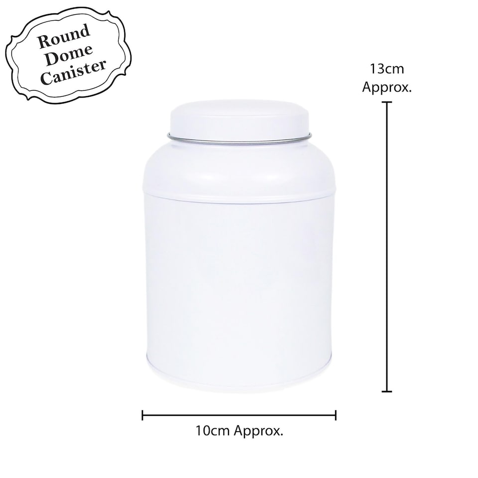 image 1 of Painted Scales Peppercorn Canister - Small Domed Lid Kitchen Storage Jar