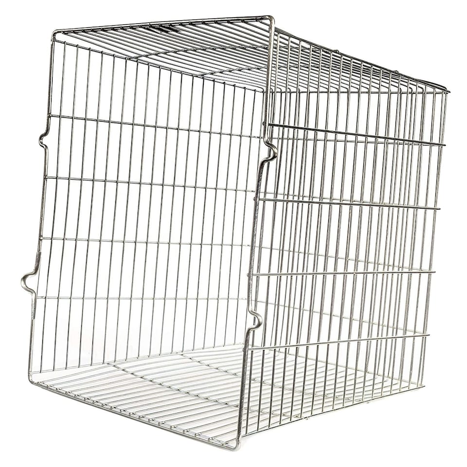 image 1 of SPARES2GO Universal Rectangular Terminal Flue Guard Non-Condensing Oil Boiler (11" x 11" x 10.5")
