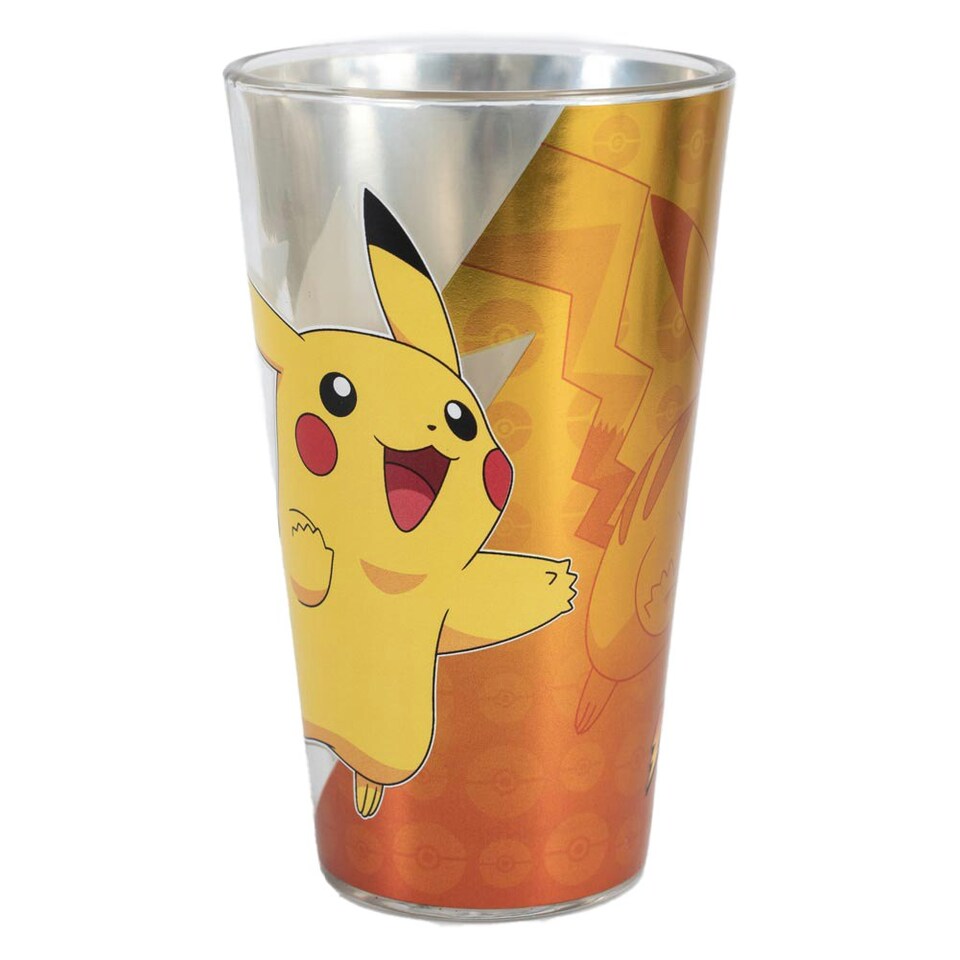image 1 of Pokemon Premium Large Pikachu Glass - Yellow/Gold - One Size