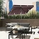 image 2 of Outsunny Aluminium Sun Umbrella Parasol Patio Rectangular 2M x 1.3M Brown