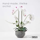 image 2 of Homescapes White Orchid 52 cm Phalaenopsis in Cement Pot Extra Large, 5 Stems