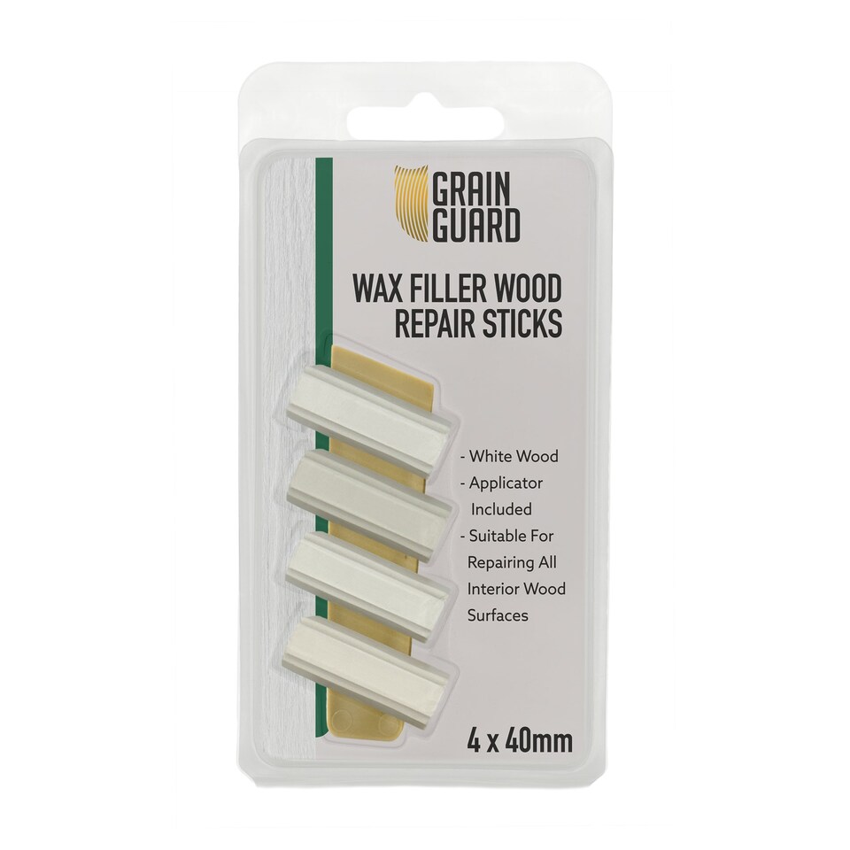 Grain Guard Wax Filler Wood Repair Sticks - White Wood