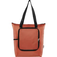 EcoFold RPET Foldable 15L Cooler Tote Bag - Brick - One Size