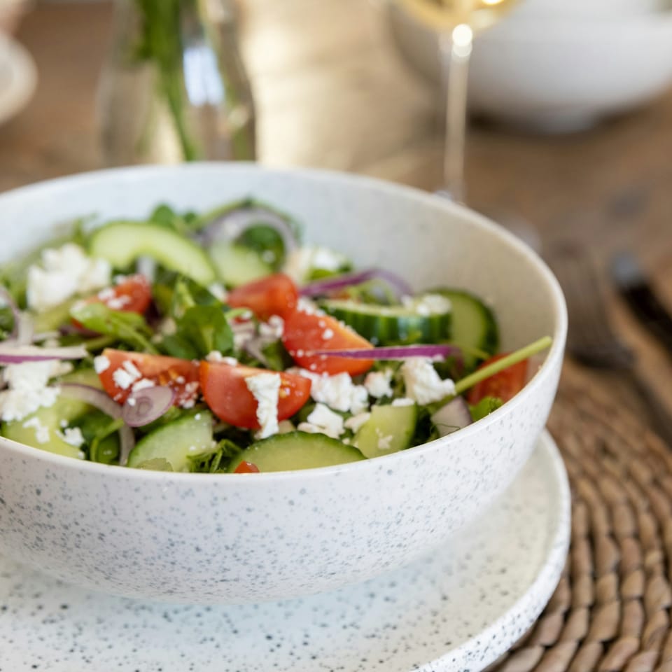 image 1 of Maxwell & Williams Caviar Speckle Coupe Bowl, 19cm | Multi