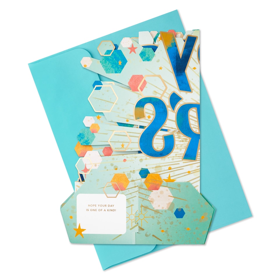 image 1 of Hallmark Jumbo Father's Day Card - 3D Pop-Up Banner Design