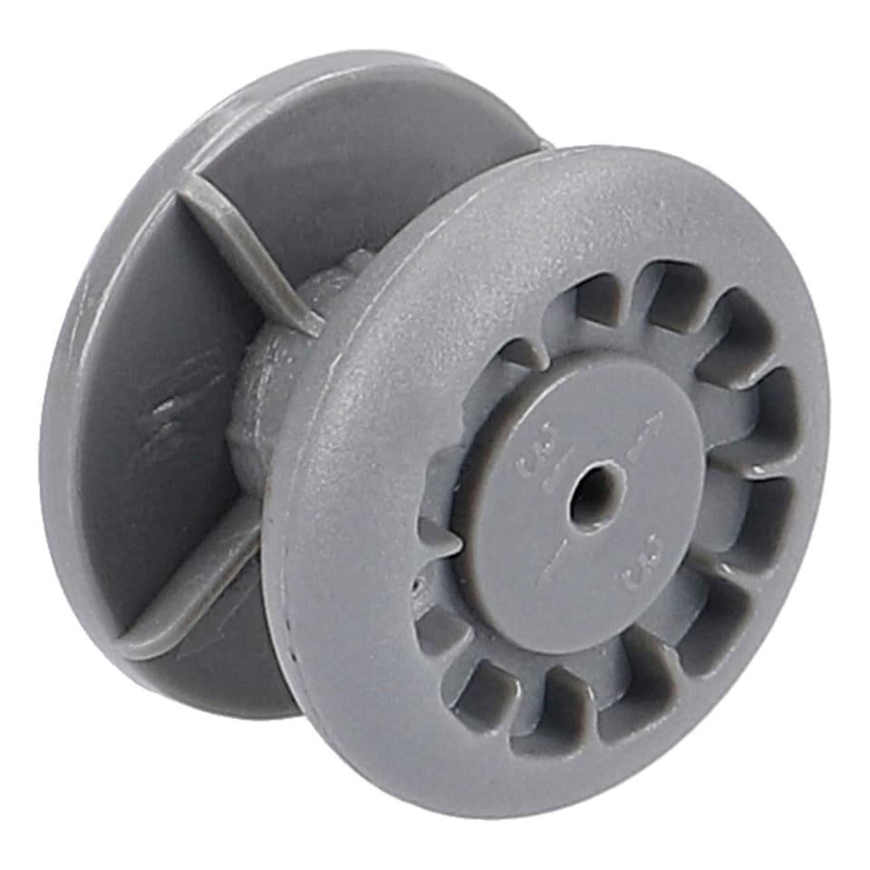 image 1 of SPARES2GO Guide Support Rail Basket Wheel for Kenwood Dishwasher KDW45 KDW60 KID45 KID45 KID60