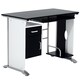 image 1 of HOMCOM Computer Desk Drawer PC Writing Wooden Workstation Keyboard Black