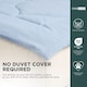 image 6 of Homescapes Luxury Cooling Blanket, Summer Coverless Duvet, Single