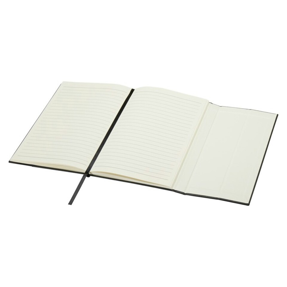 image 1 of Marksman Alejandra Hard Cover Recycled Plastic A5 Notebook - Solid Black - One Size
