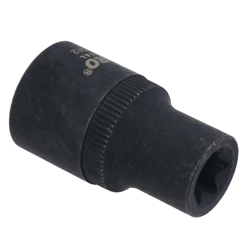image 1 of E12 Female Impacted Impact Torx Star E Socket 1/2in Drive Shallow