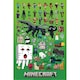 image 1 of Minecraft Character Montage Poster - Multicoloured - 91cm x 61cm