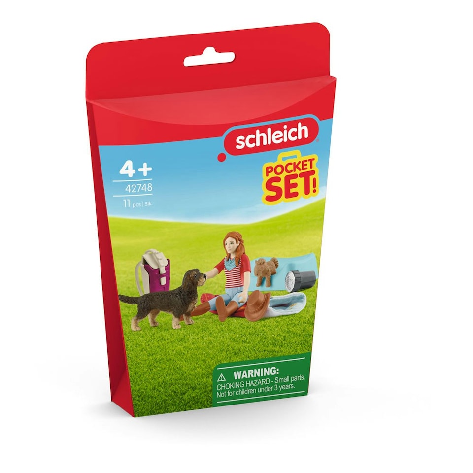 image 1 of SCHLEICH Horse Club Sleepover with Hannah Toy Playset (42748)