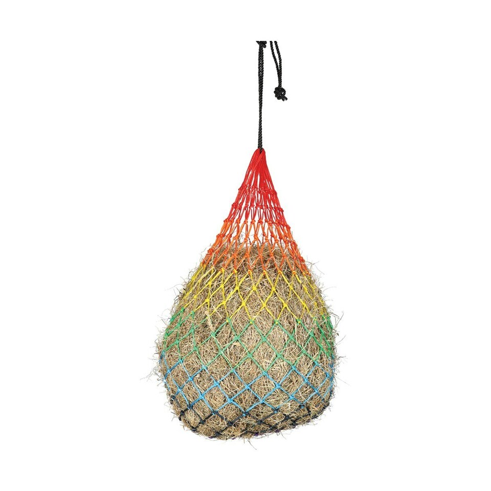 HyCLASS Horse Hay Net - Rainbow - One Size