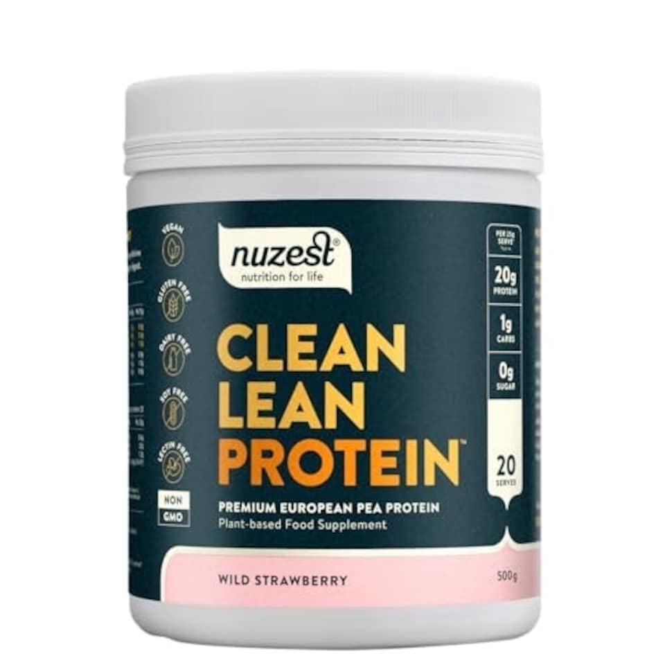image 1 of Clean Lean Protein - Wild Strawberry - Pea Protein Powder- Vegan