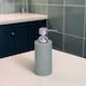 image 2 of Maison Soft Green Shimmer Bathroom Accessory Set - Soap Dispenser & Toothbrush Holder | Green | Green | 1