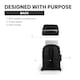 image 4 of CabinZero Classic Tech Backpack 28L, Underseat Approved & Padded Laptop Sleeve