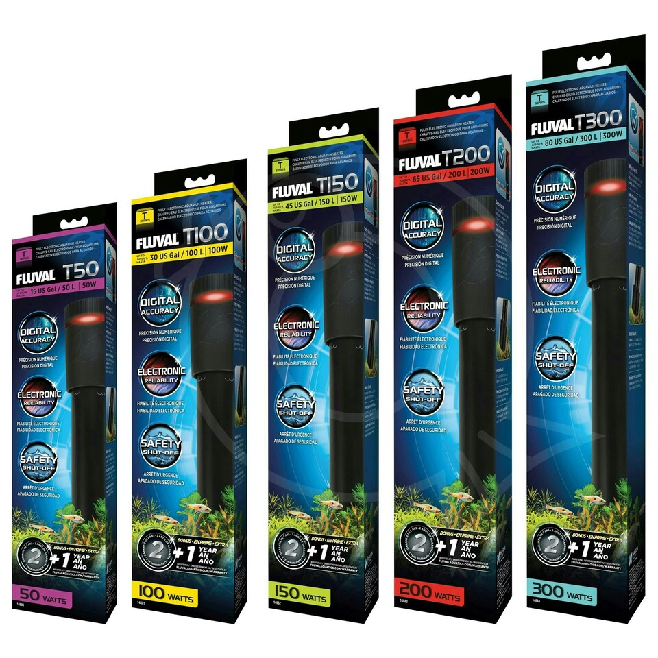 image 1 of Fluval T-Series Aquarium Heaters N/A