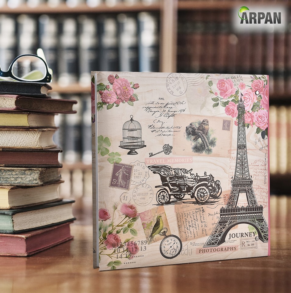 image 1 of ARPAN Large 3-Ring Binder Photo Album Holds 500 Photos 6x4" (10x15cm) – Slip In Pocket Picture Album for Wedding, Baby, Birthday, Family & Travel Memories