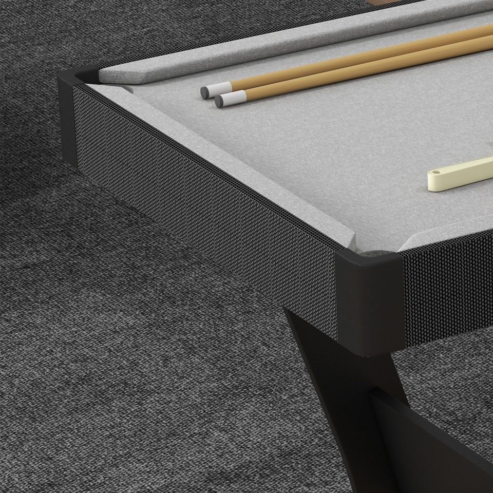 image 1 of SPORTNOW 3.5ft Folding Pool Table Set with Cues, Balls, Chalk, Triangle, Brush