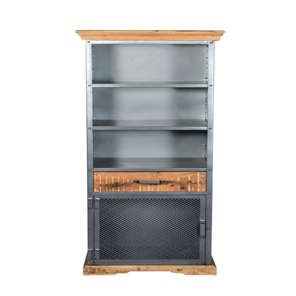 image 1 of Narrow Bookcase Brown