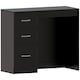 image 7 of Vida Designs Riano 3 Drawer Dressing Table Vanity Makeup Desk, Black