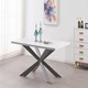 image 2 of Duke LUX Dining Table Single, White White