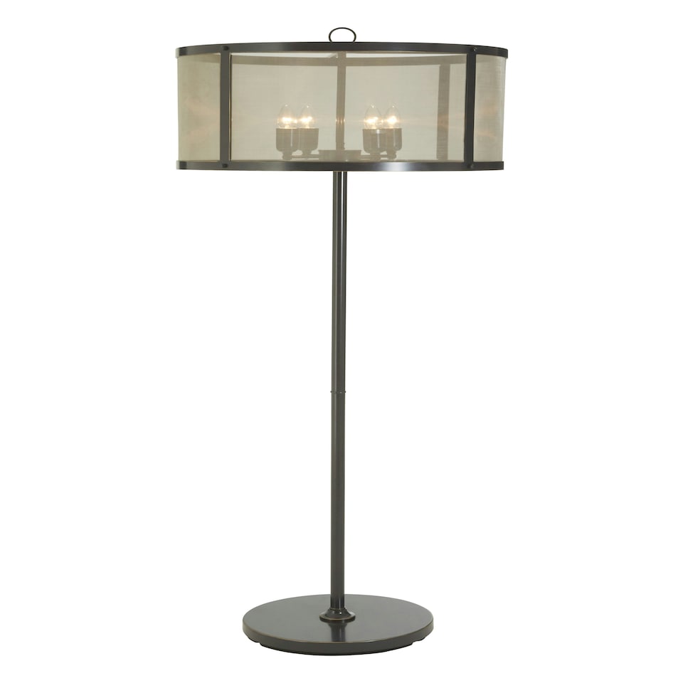 image 1 of Interiors by Premier Black Finish Floor Lamp With Gold Accents, Industrial Iron Mesh Candle Style Floor Lamp, Lighting Feature Black