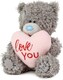 image 3 of Me To You Bear 4" Love You Padded Heart