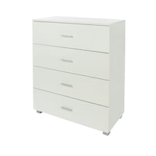 Lido, 4 Drawer Chest Of Drawers White