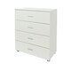 image 1 of Lido, 4 Drawer Chest Of Drawers White