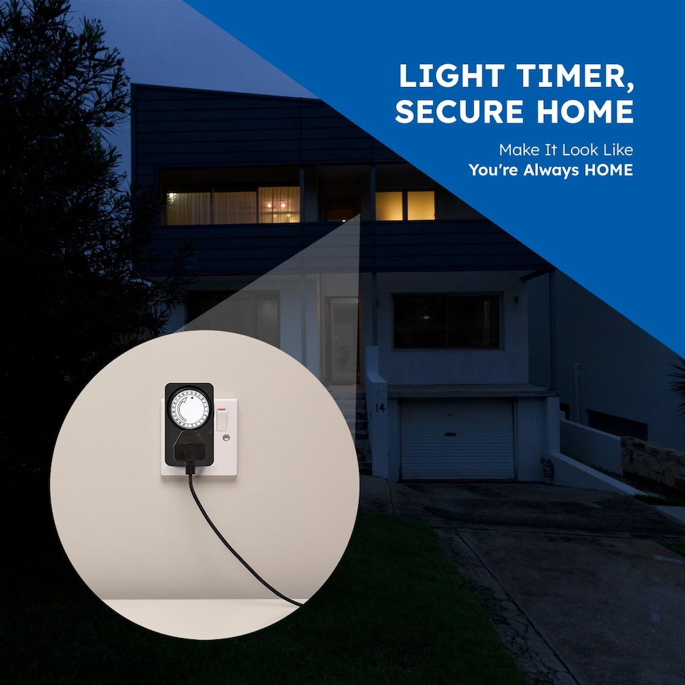 image 1 of Desiretech Plug In 24 Hour Segment Timer Switch for Mains Sockets
