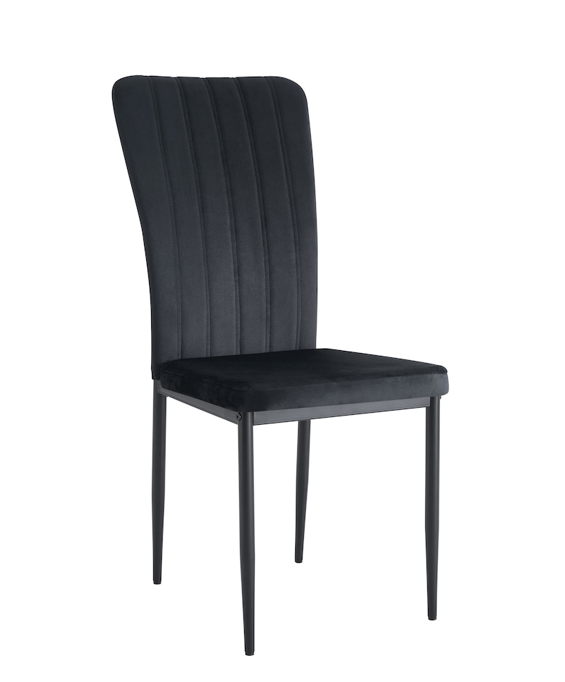 image 1 of MCC Direct Set of 6 Velvet Dining Chairs Upholstered Kitchen Accent Chairs Elle